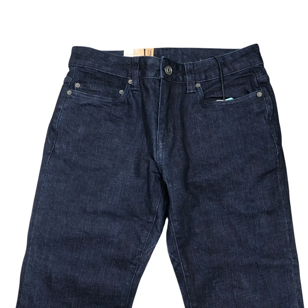 Prana Hillgard Slim Jeans Mens 30x32 Tapered Leg‎ 5 Pocket Rinse Wash Denim
